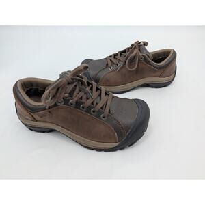 KEEN Briggs Brown Leather Women's 7 1011398 Hiking Camping Fishing Outdoors